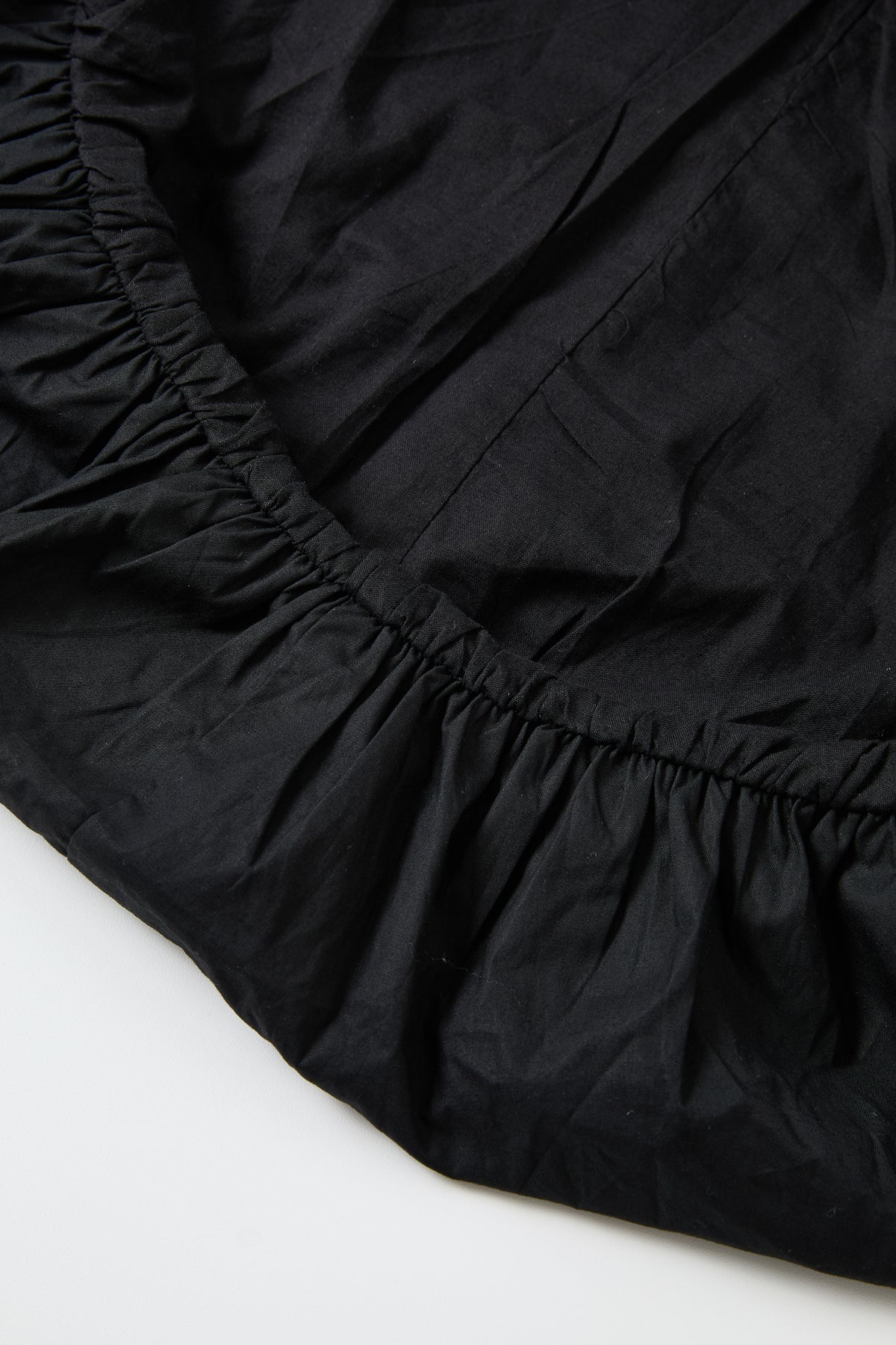 Woven Bubble High Low Shirt