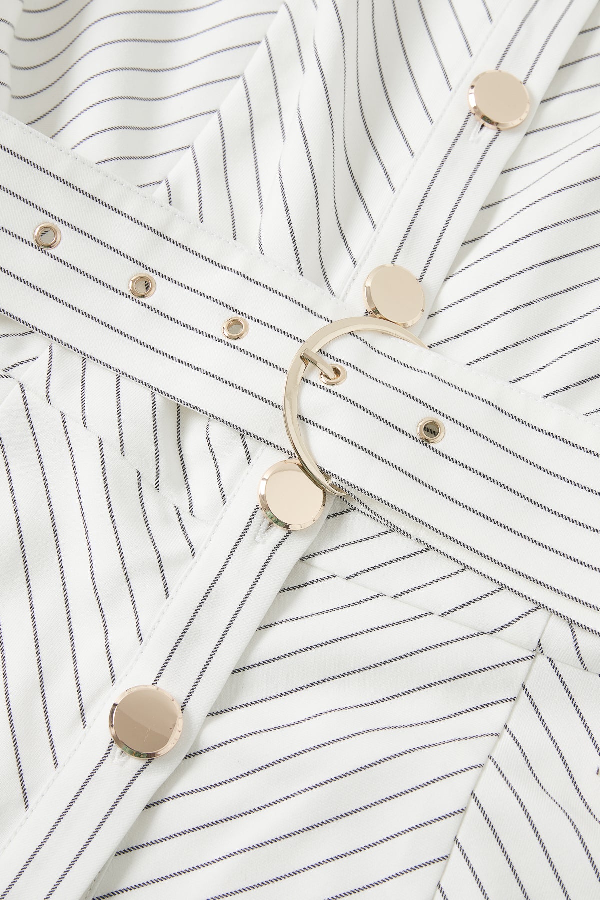 Herringbone Sleeveless Top with Belt