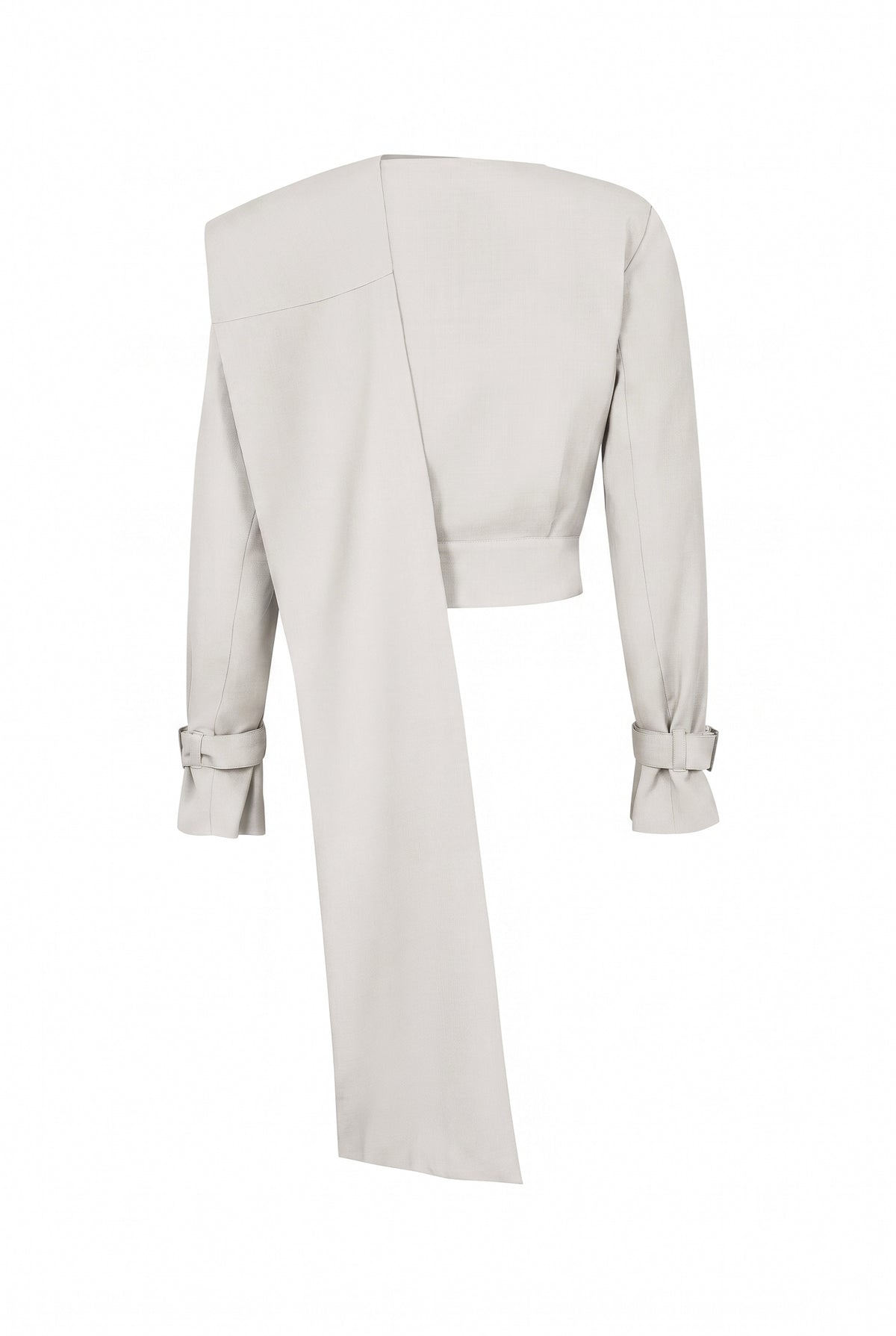 Joelle Woven Around The Neck Long Sleeve Top