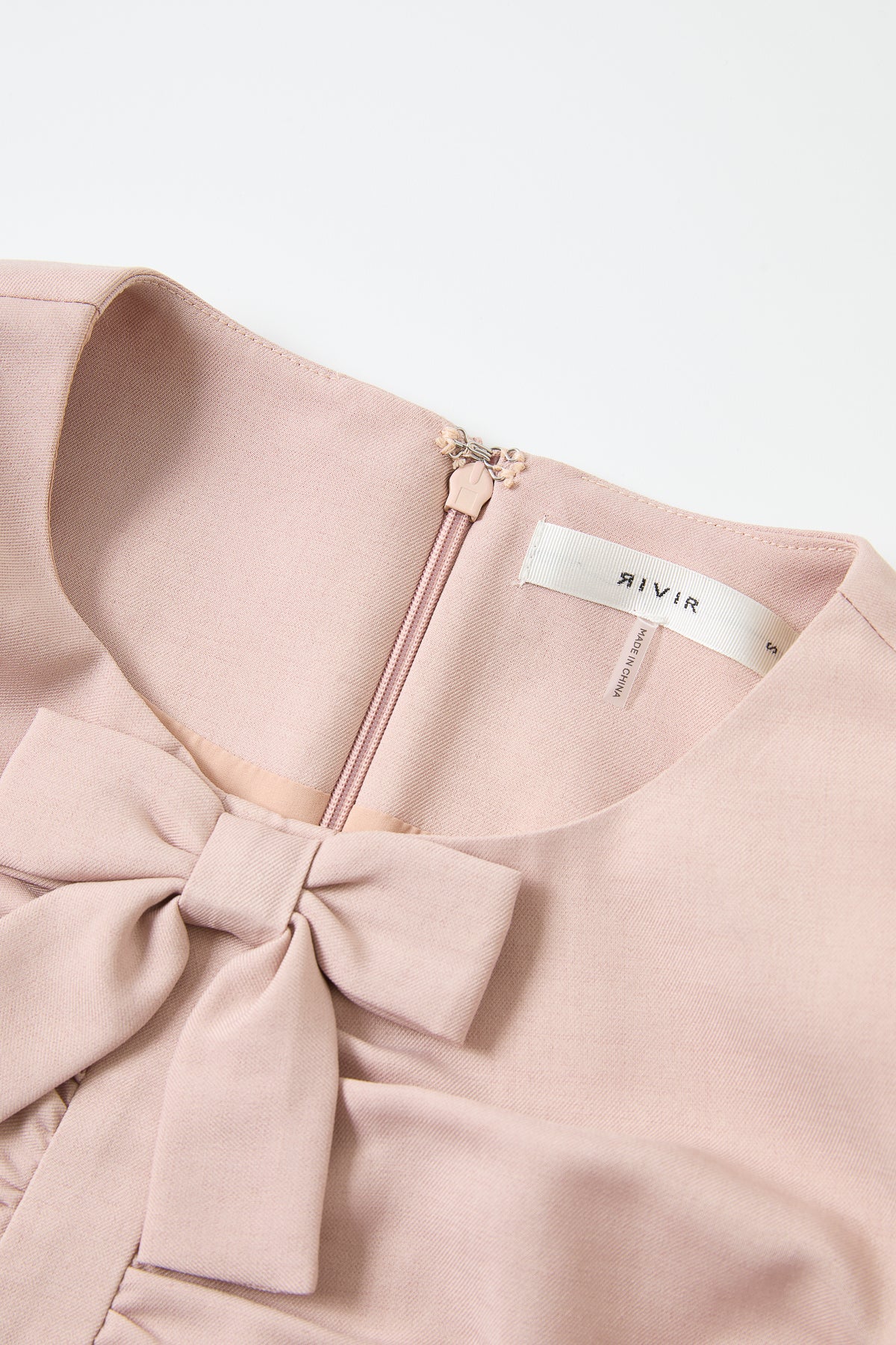 Joelle Ruched Long Sleeve Top With Bows
