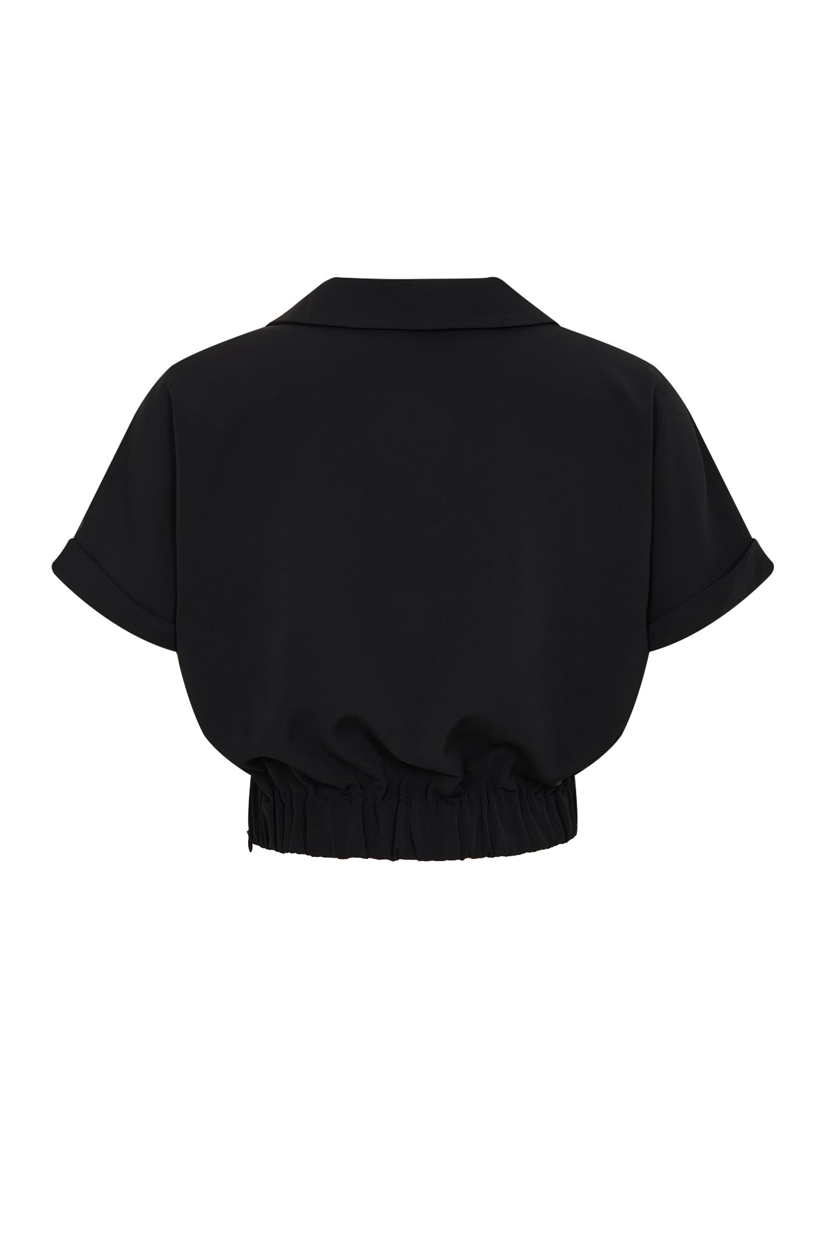 Pleated V Shape Top