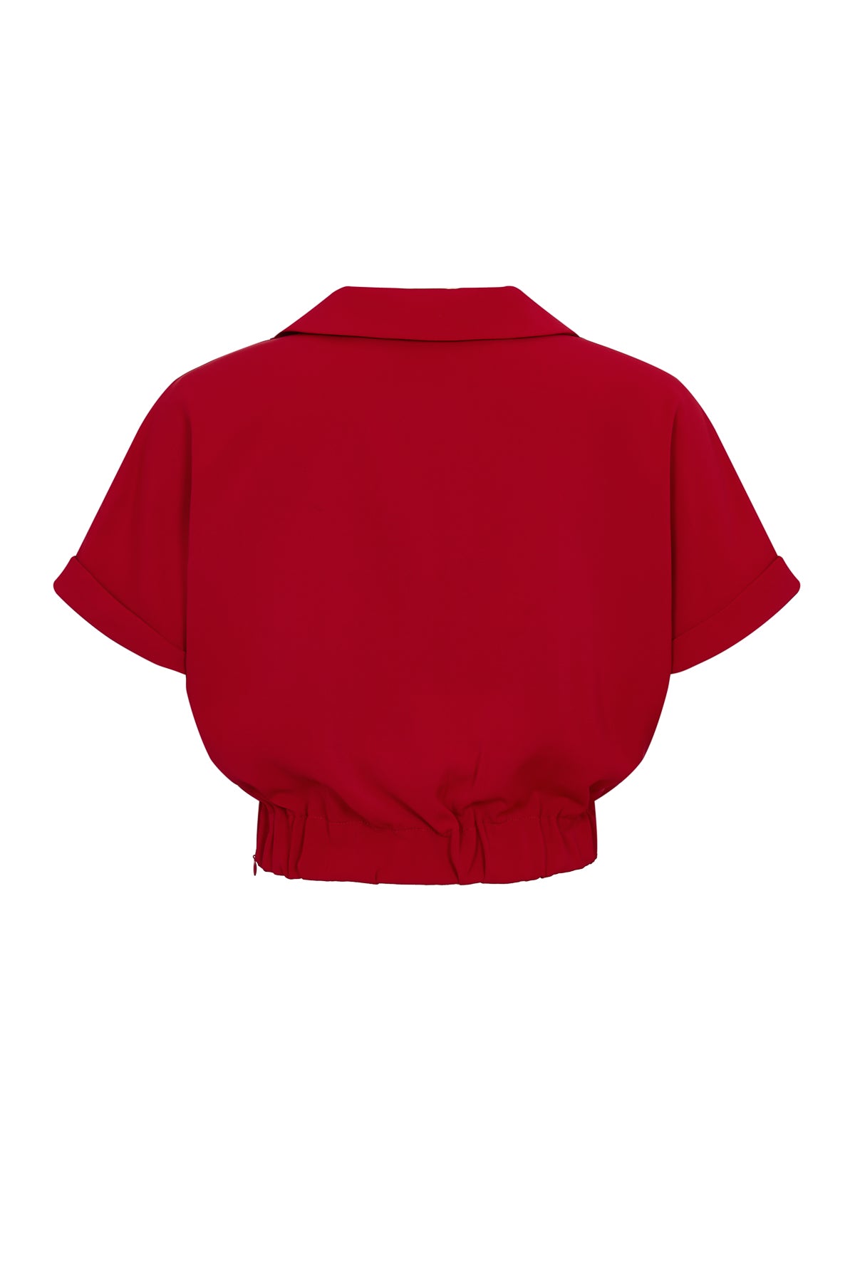 Pleated V Shape Top