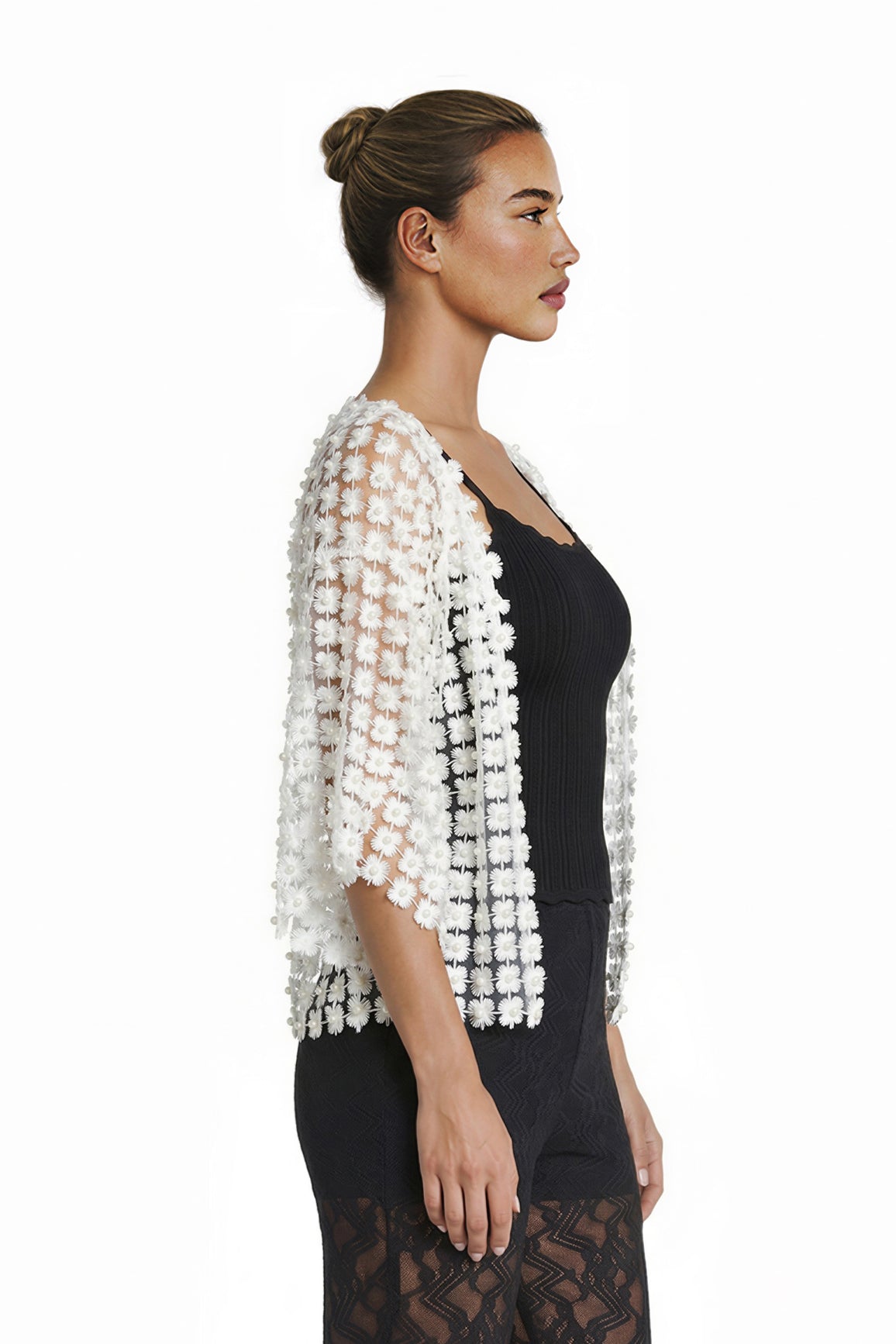 Beads Crochet Cardigan
