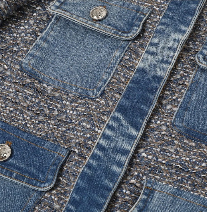 Tweed & Indigo Elegance Jacket
