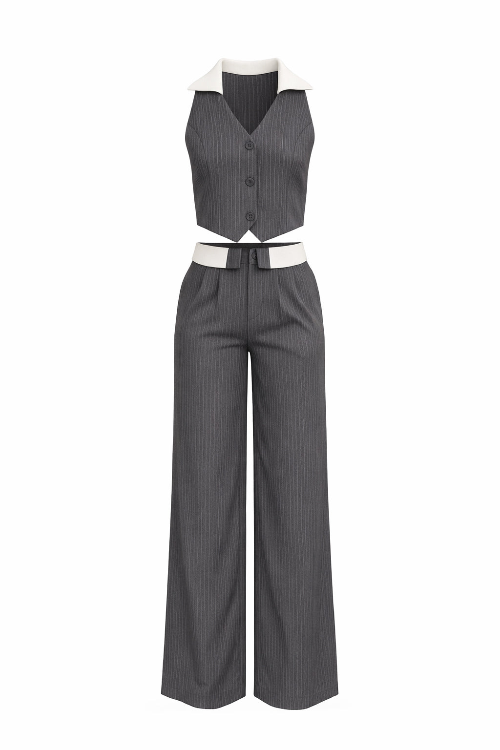 The Signature Stripe Vest and Pants Set