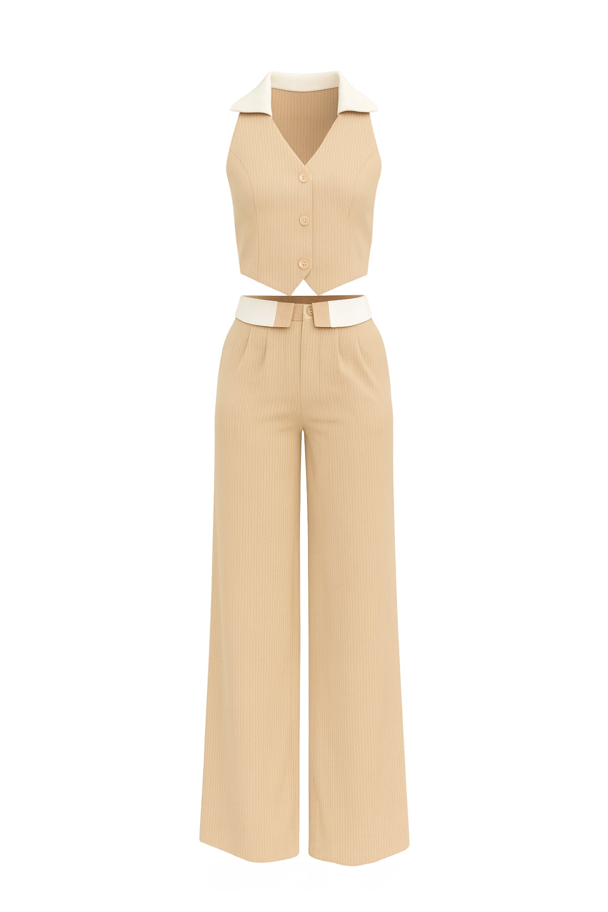 The Signature Stripe Vest and Pants Set