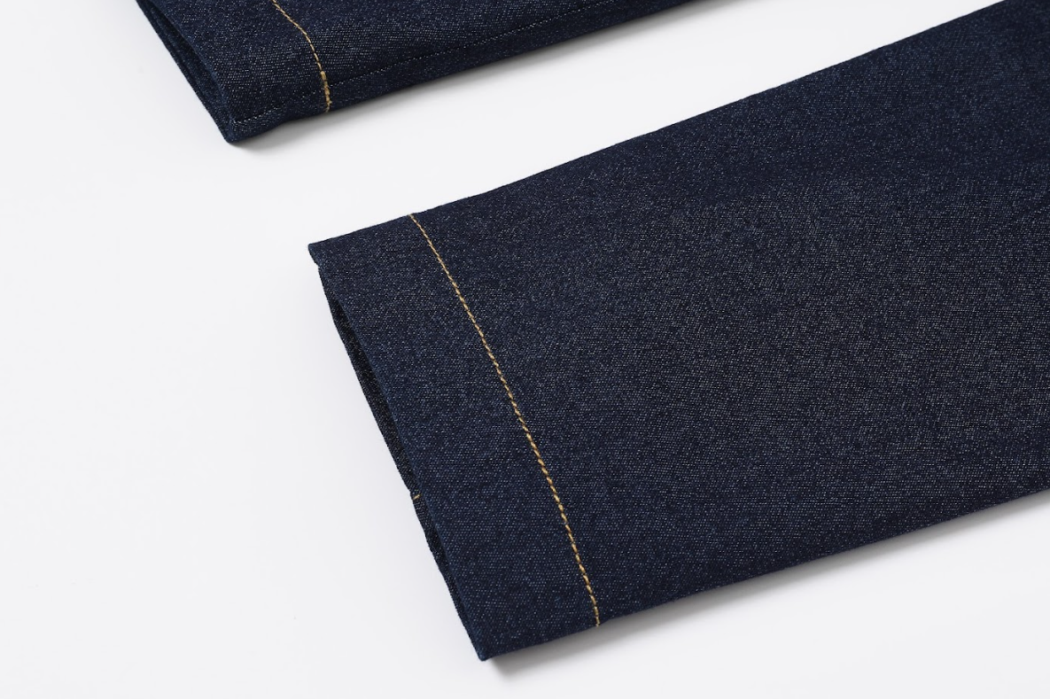 Modern Elegance Denim Two-Piece