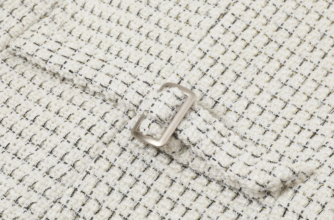 Asym Elegance Tweed Jacket