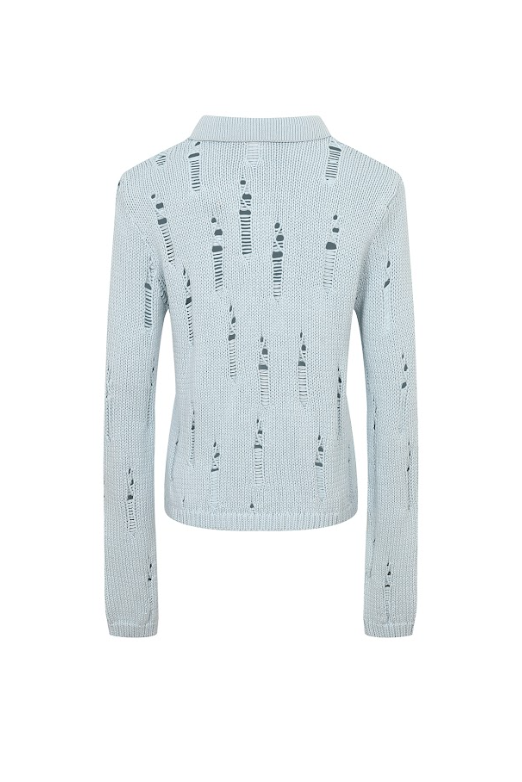 The Distressed Echo Long Sleeve Top