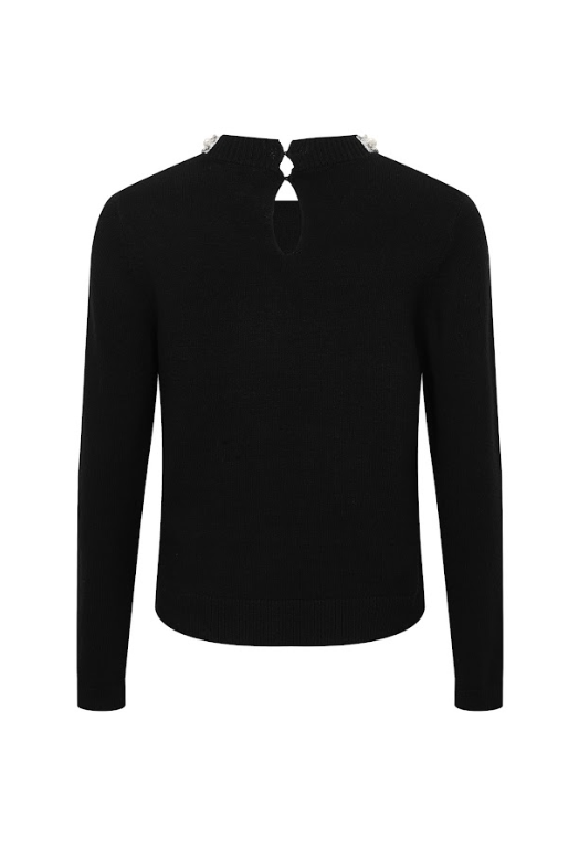 Pearl Knit Long Sleeve Top
