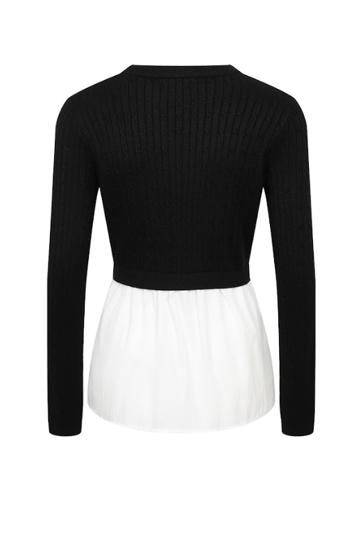 Ligne Élégante Long Sleeve Top