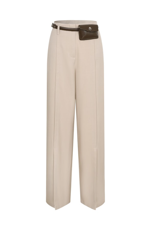 Sculpted Slit Trouser Elegance