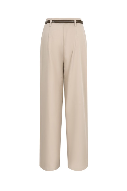 Sculpted Slit Trouser Elegance