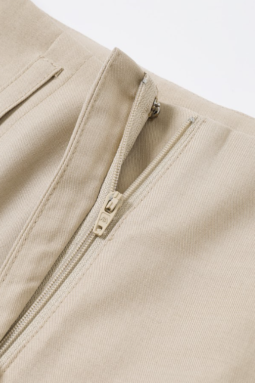 Sculpted Slit Trouser Elegance