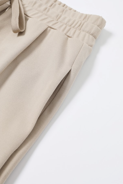 Pleated Knit Super Wide pants