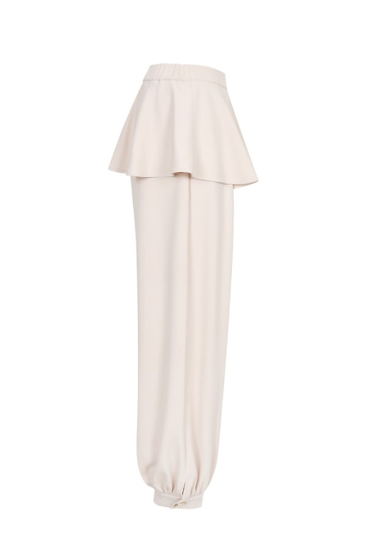 Crinoline Peplum Pants