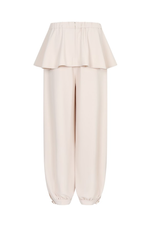 Crinoline Peplum Pants