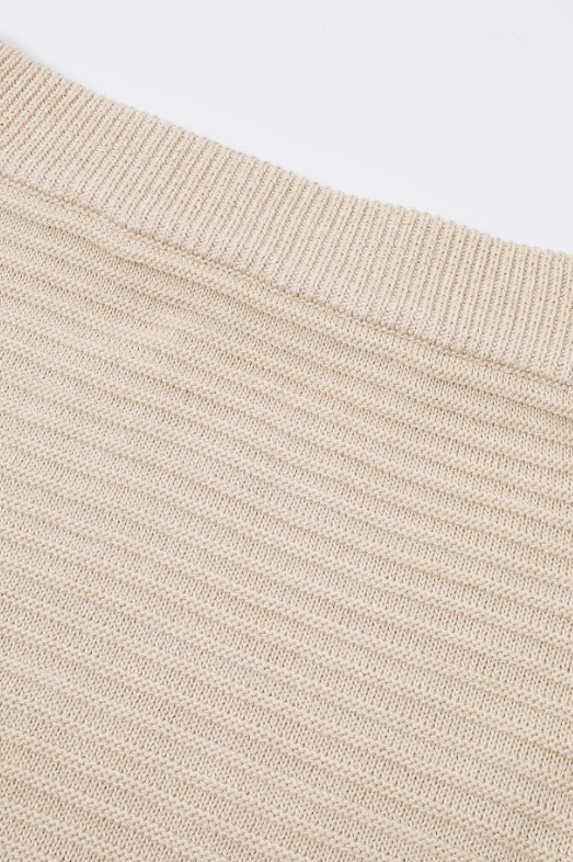 Crochet Lurex Knit Skirt