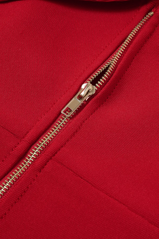 Bandage One Shoulder Fishtail Hem Dress