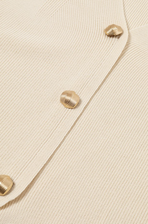 Cashmere Canvas Sleeveless Knit Vest & Pants Set