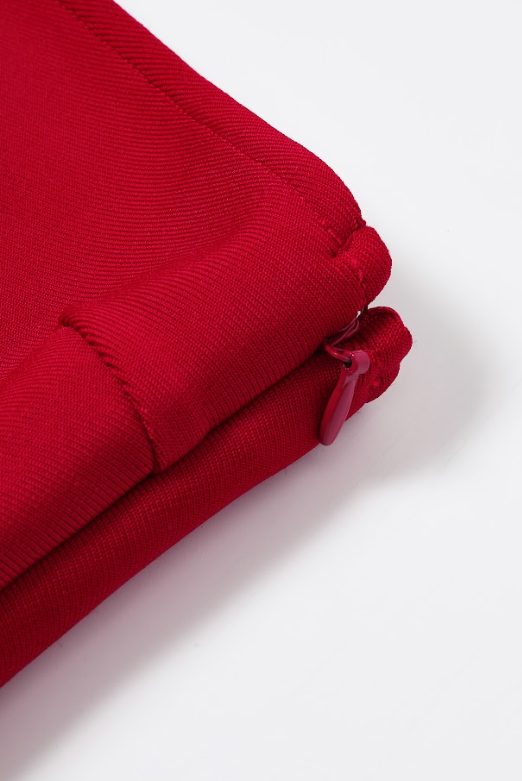 Sculpted Elegance Bow Maxi Dress