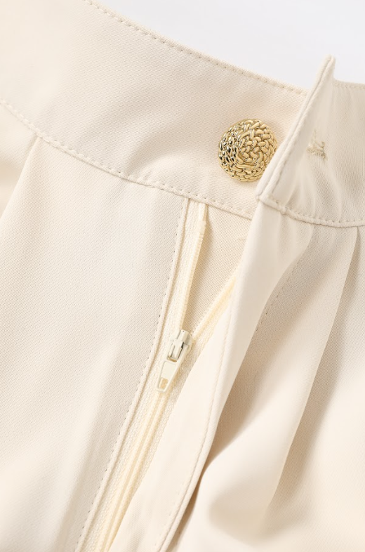 Pleated Super Flared Pants