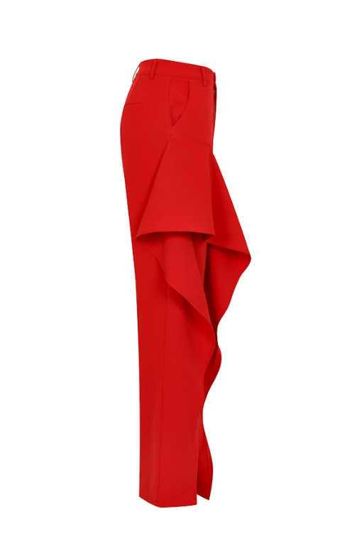 Colette Outstanding Ruffle Woven Pants