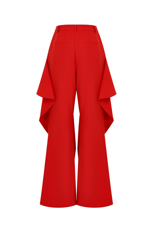 Colette Outstanding Ruffle Woven Pants