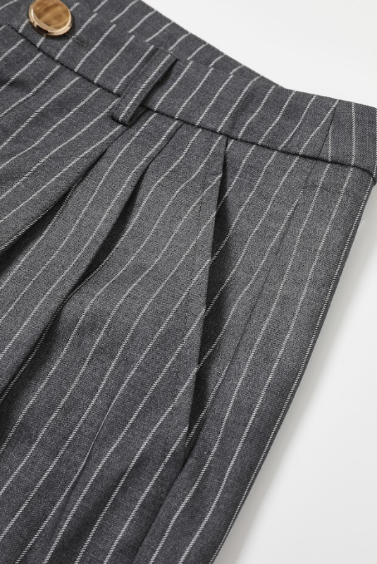 Stripe Wide Leg Pants