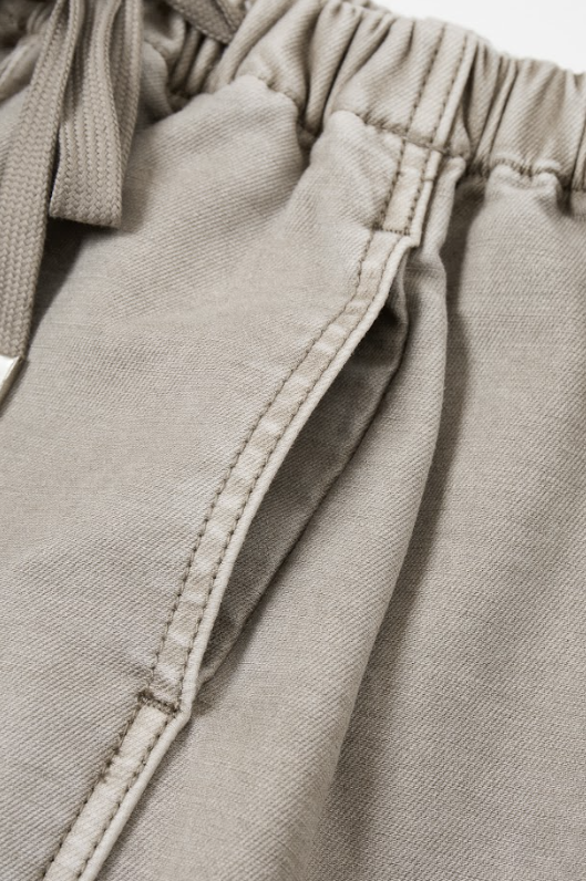Washed Twill Balloon Pants